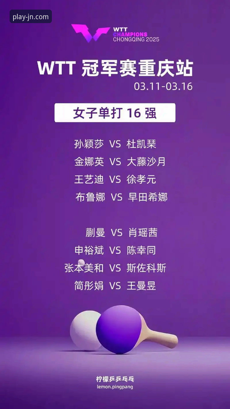 WTT重庆冠军赛决赛深度解析与江南体育平台观赛实战教程